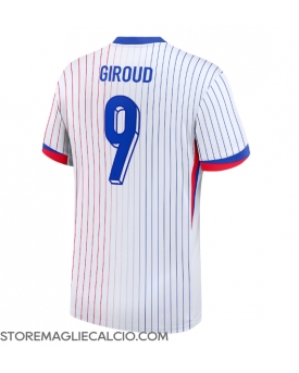 Francia Olivier Giroud #9 Maglia Gara Trasferta Repliche Europei 2024